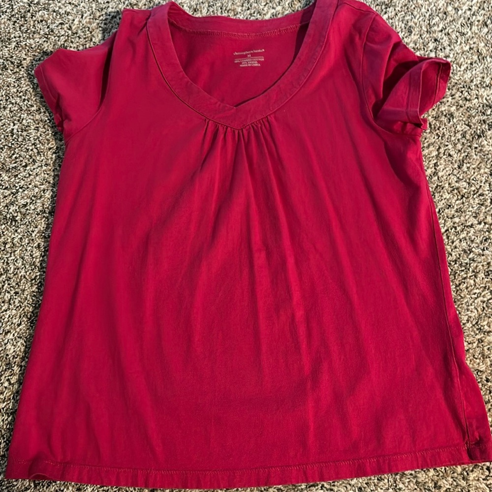 Christopher Banks red short sleeve